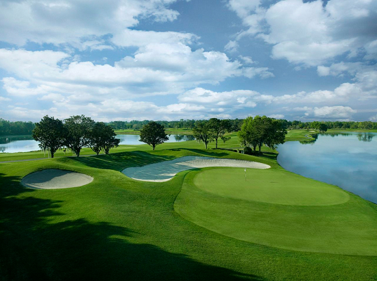 Golf course landscape